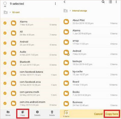 как получить данные со сломанного телефона Android с помощью SD-карты памяти