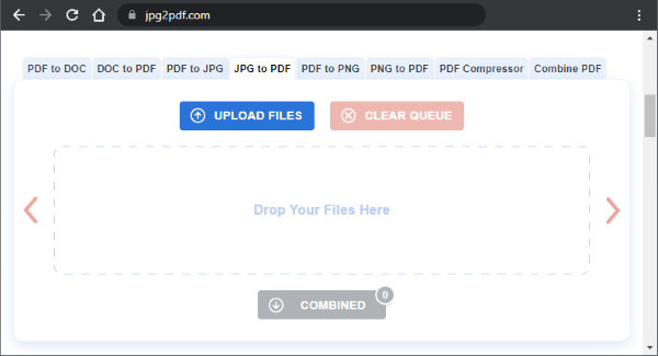 merge jpg into pdf with jpg2pdf